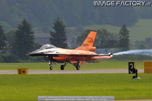 2009-06-27 Zeltweg Airpower 0338 General Dynamics F-16 Fighting Falcon - Dutch Air Force